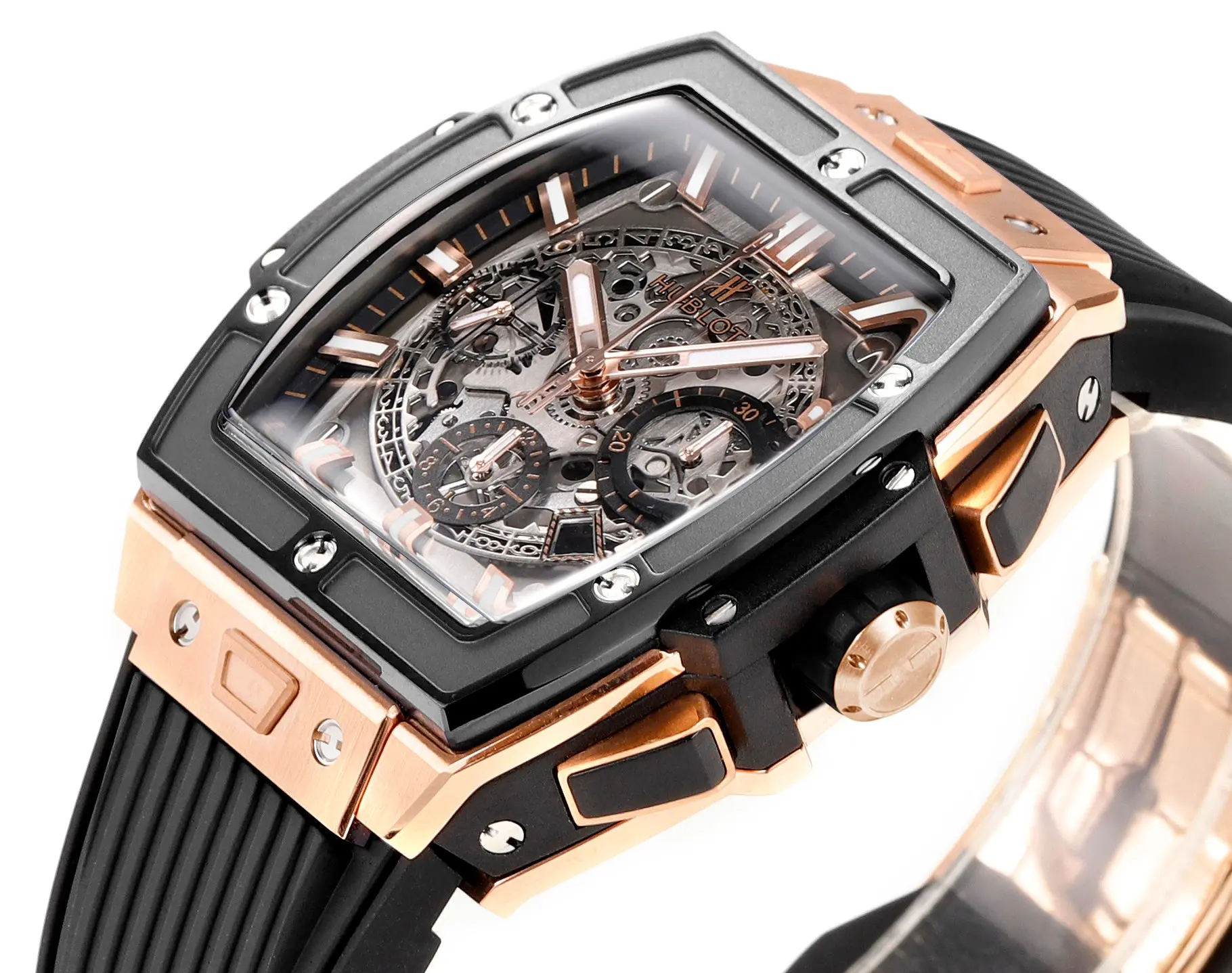 ModernLook JB Factory HUBLOT Spirit of Big Bang Black & Rose Gold Limited Edition Watch – Model 642.NX.0170.RX – Super Clone Masterpiece 6026